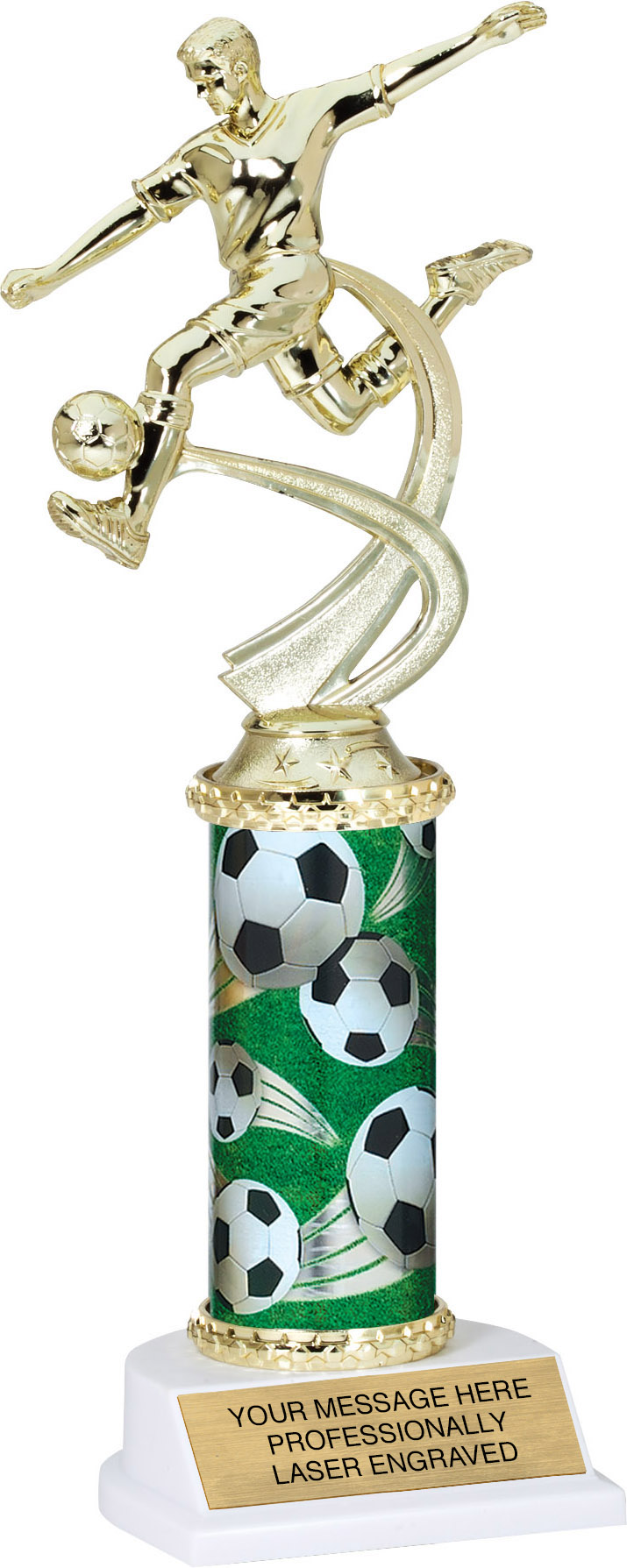 Soccer Motion Sport Trophy- Male 11 inch