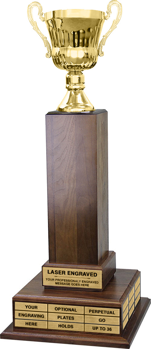Gold Cup Triple Tier Perpetual Trophy