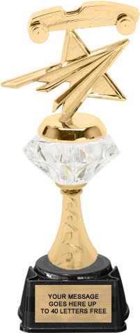 Diamond Riser Trophy on Synthetic Base