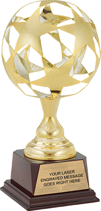 Star Globe Trophy- Gold