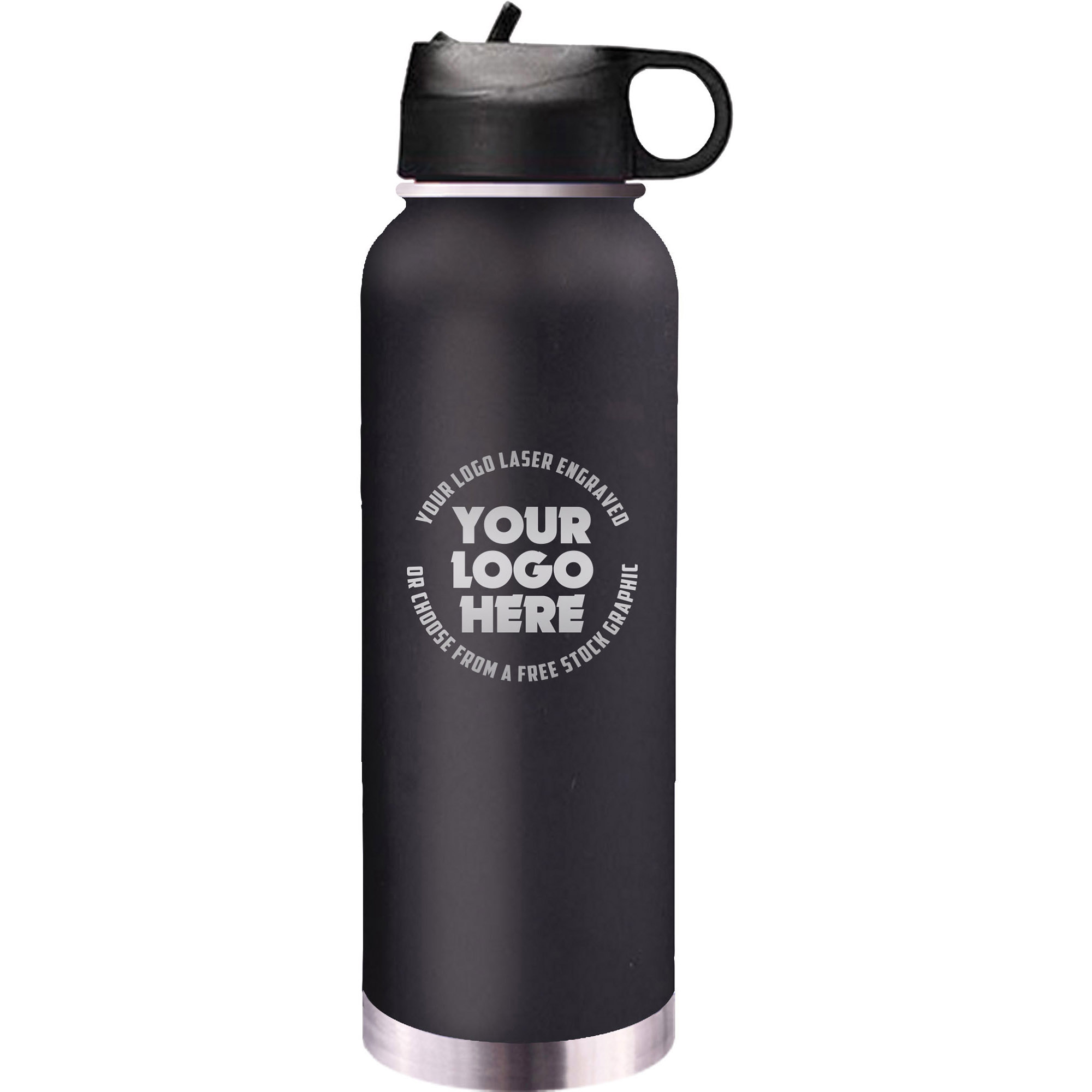 Tahoe© 32 oz. Insulated Water Bottle - Black