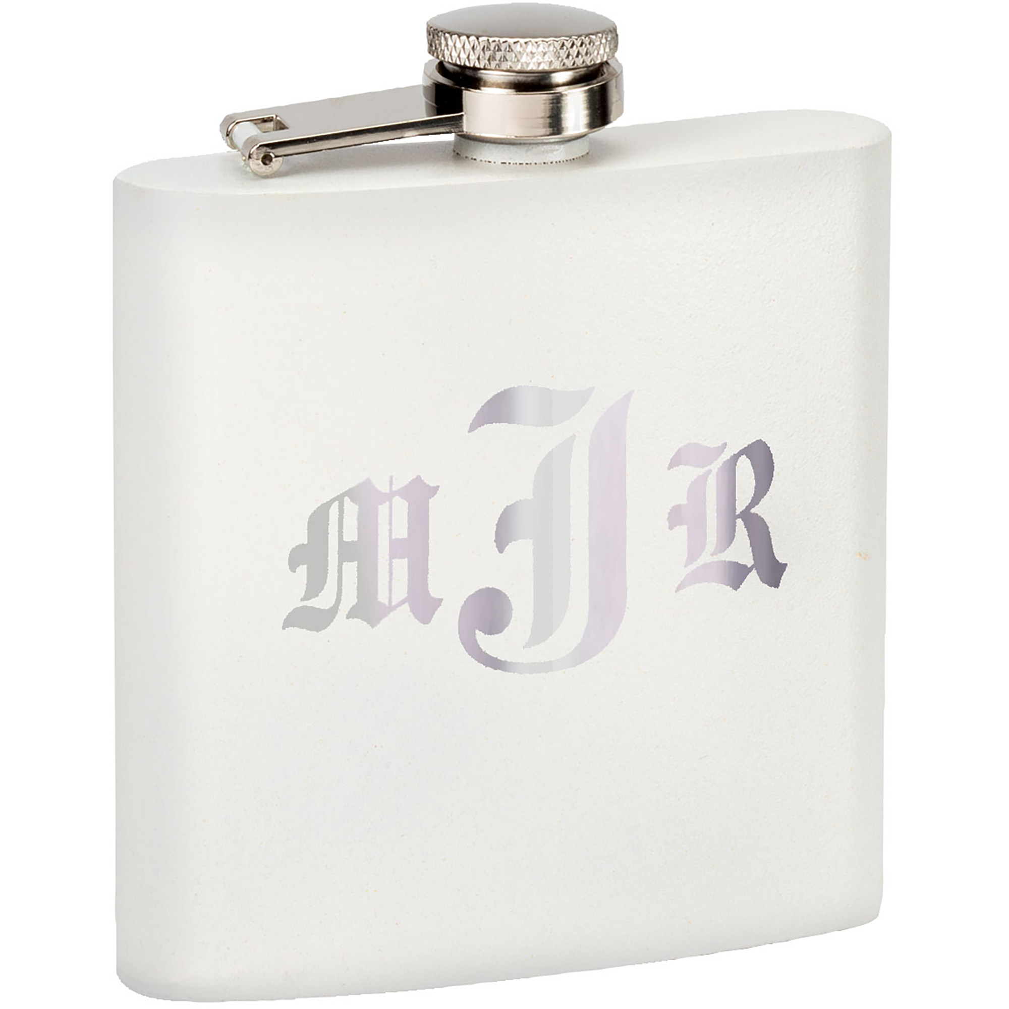 Tahoe© Powder Coated Insulated 6 oz Flask - White