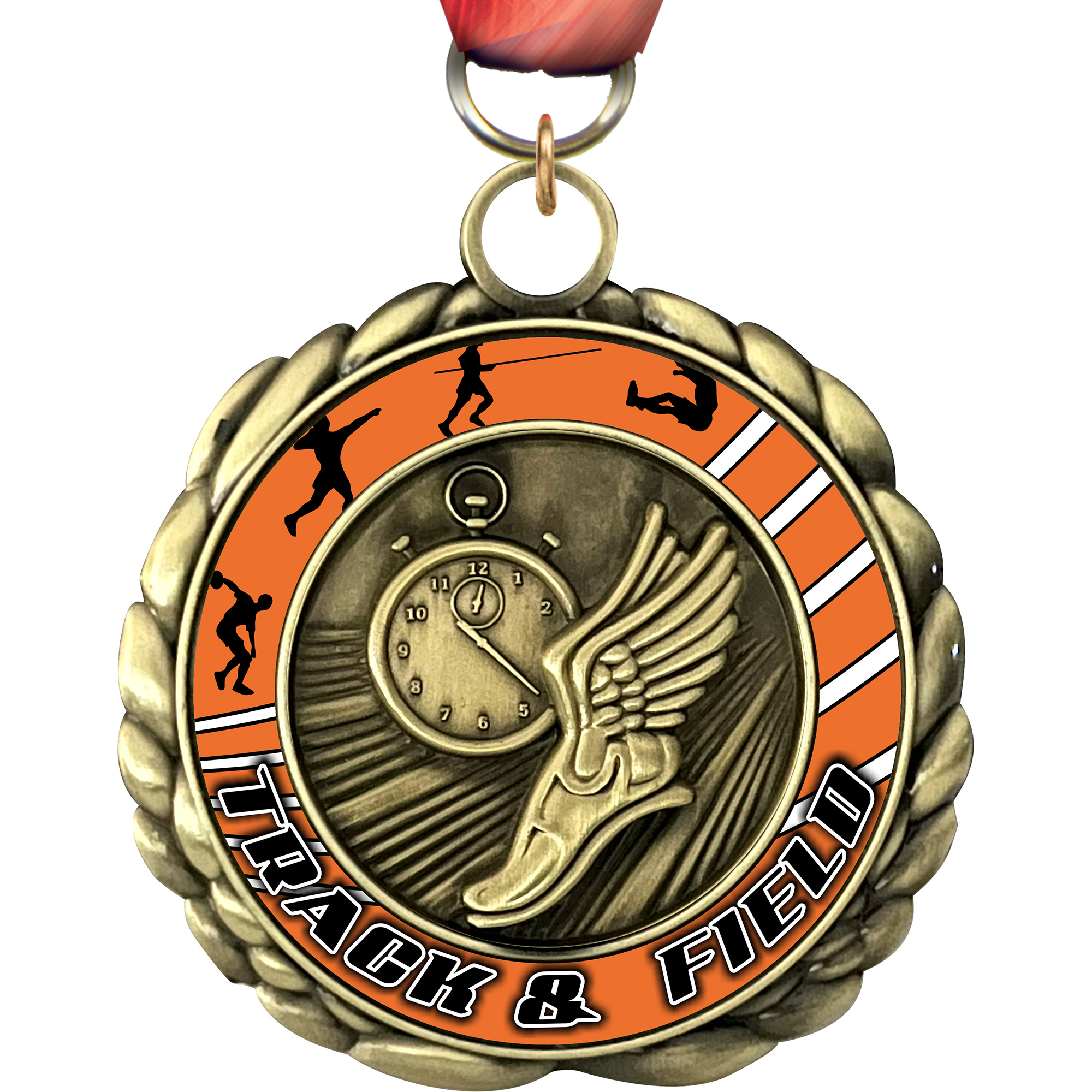 Track Wraparoundz Insert Medal