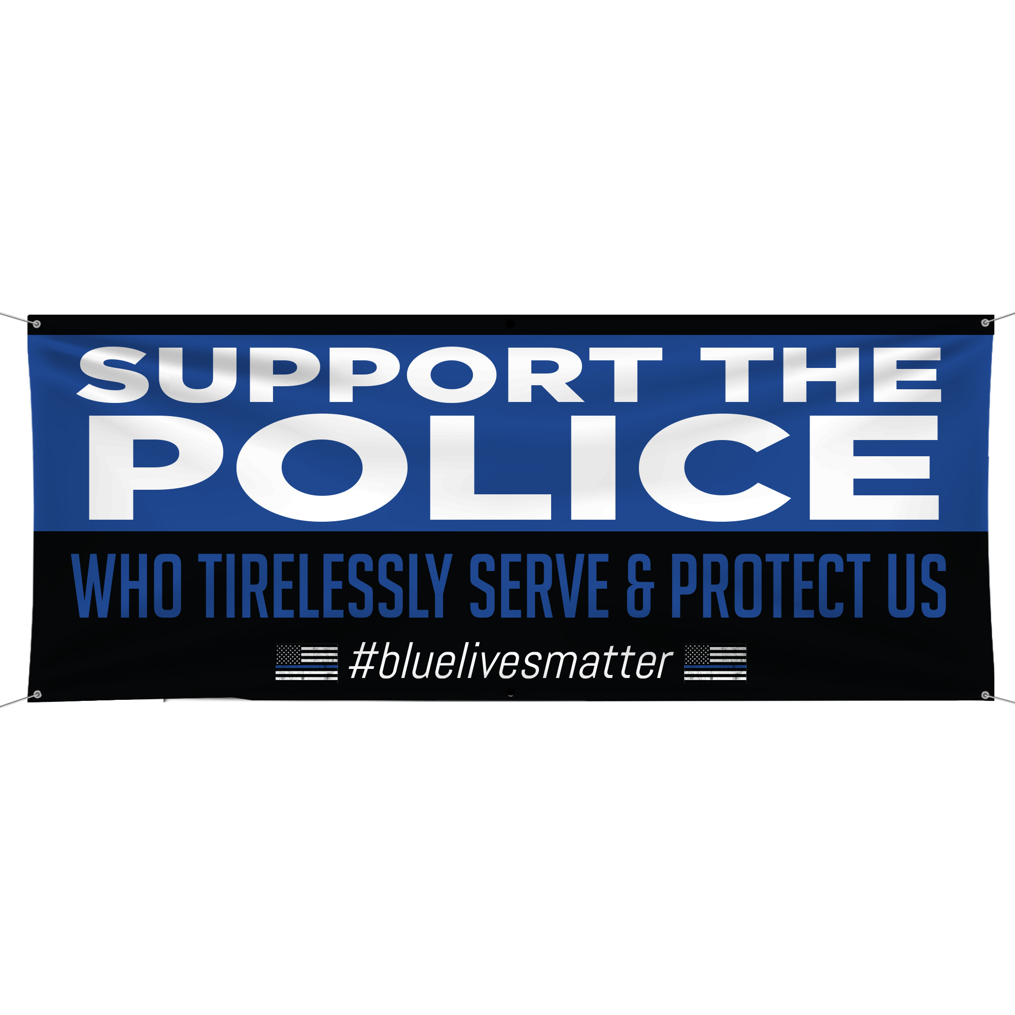 Support The Police Vinyl Banner