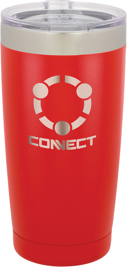 Thin Red Line Fire Department Polar Camel Vacuum Insulated Tumbler wClear Lid