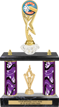 Two-Post Diamond Riser Star Victory Insert Trophy