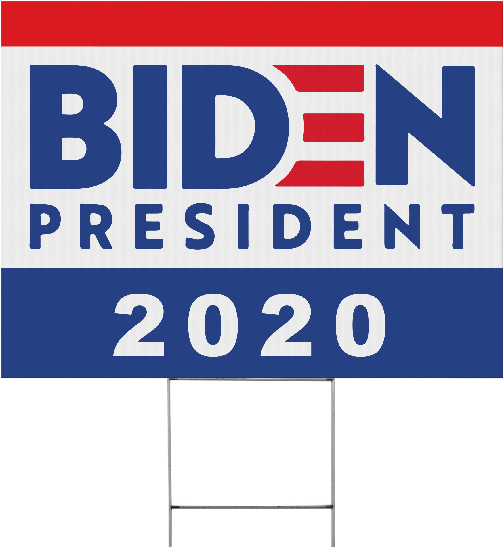 Biden 2020 Political Yard Sign - 24 x 18 inch - Trophy Depot