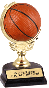 Basketball Court Trophy Award ENGRAVED FREE in 2 Sizes 
