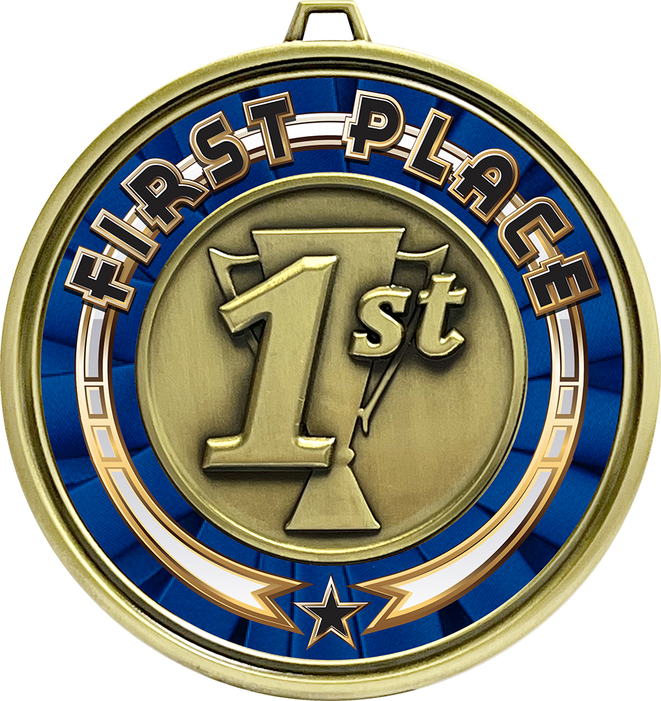 3 inch Eclipse Insert Medal - 1st Place
