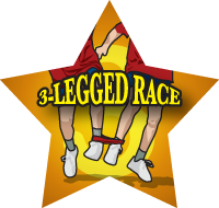Three Legged Race Star Insert