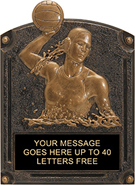 Water Polo Female Legends of Fame Resin Trophy