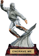 Snowboarder Signature Series Resin Trophy - Male