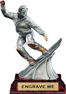 Snowboarder Signature Series Resin Trophy - Female