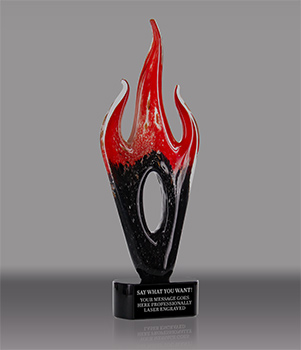 Eternal Flame Art Glass Award