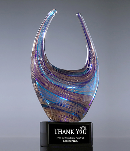 Dual Rising Art Glass Award