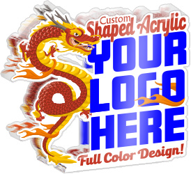 Custom Shaped Acrylic Award - 5 to 5.25 inch
