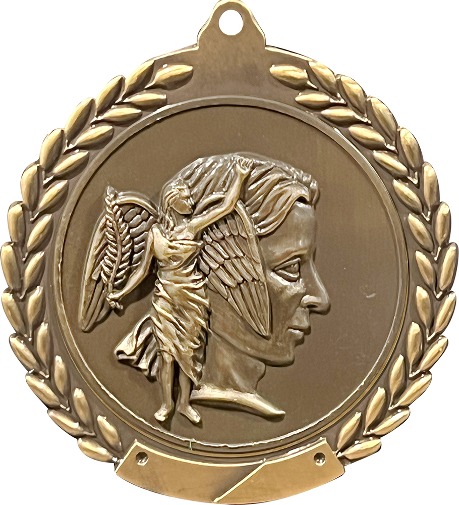 Achievement 1.75 inch Wreath Framed Diecast Medal