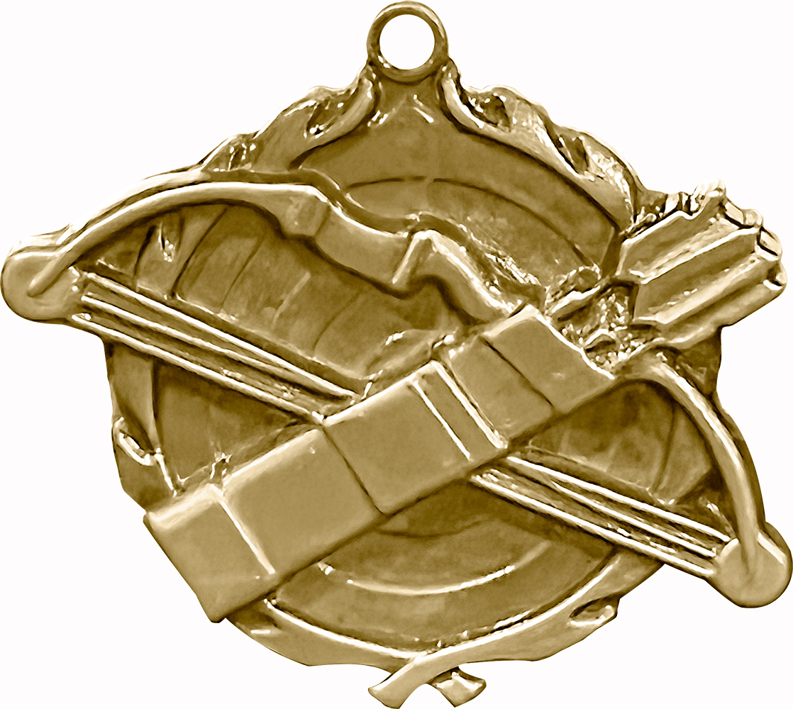 1.75 inch Archery Wreath Medal