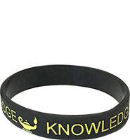 Knowledge Silicone Wrist Band