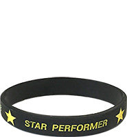 Star Performer Silicone Wrist Band