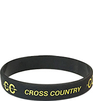 Cross Country Silicone Wrist Band