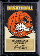 Basketball Full Color KRUNCH Plaque