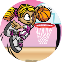 Basketball Pee-Wee/ Kids Female Insert