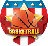 Basketball - Stars & Stripes Shield Insert