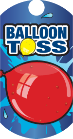 Balloon Toss Dog Tag Insert