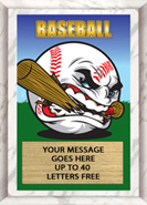Baseball Full Color KRUNCH Plaque