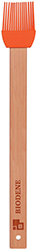 Silicone Baster Brush with Bamboo Handle- Red