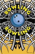 Bowling- Tribal Plaque Insert