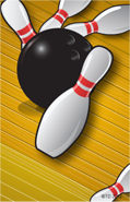 Bowling Plaque Insert