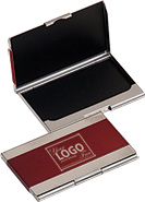 Metal Business Card Holder- Red