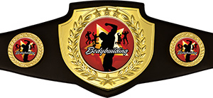 Bodybuilding Champion Shield Award Belt