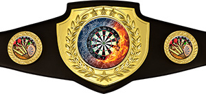 Darts Champion Shield Award Belt