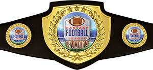 Fantasy Football Champion Shield Award Belt