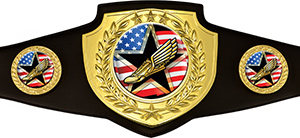 Track Champion Shield Award Belt