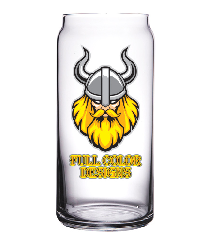 Beer Can Glass - 20 oz - Color