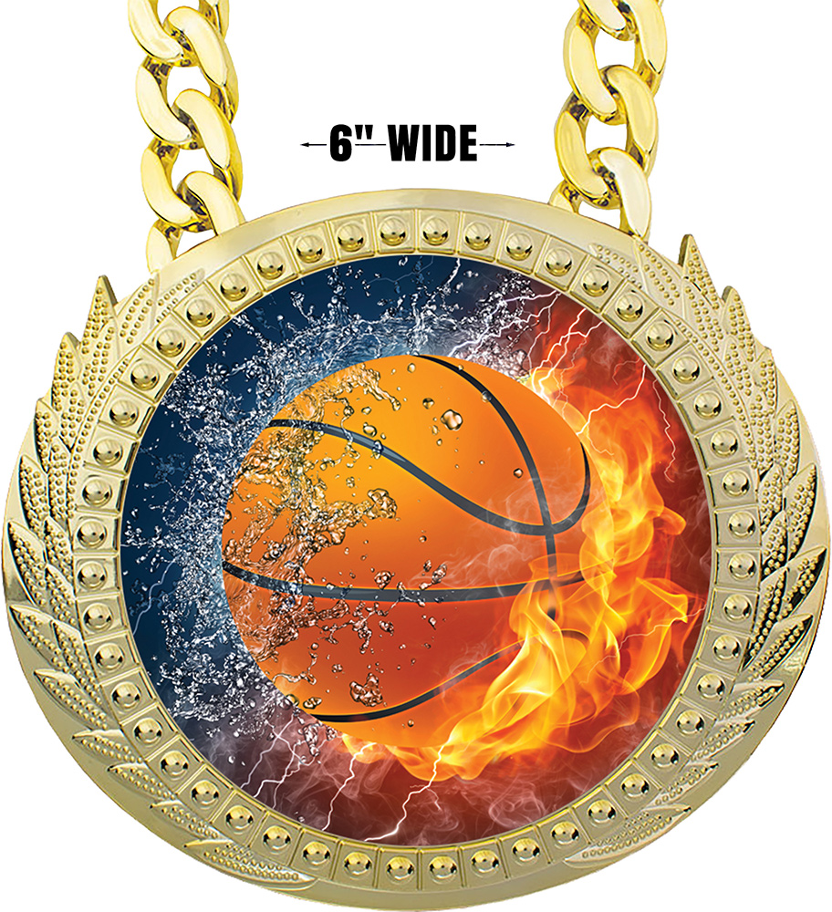 Basketball 6 inch Champion Chain