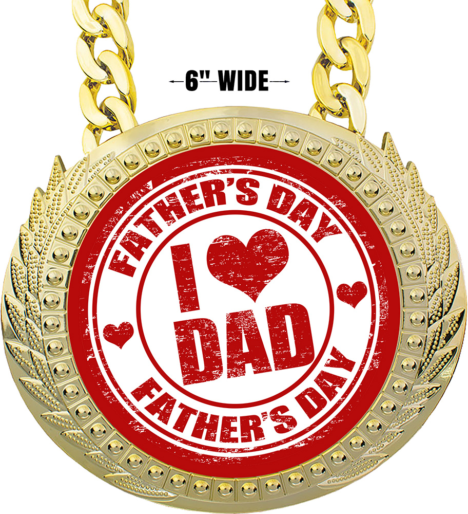 Fathers Day 6 inch Champion Chain