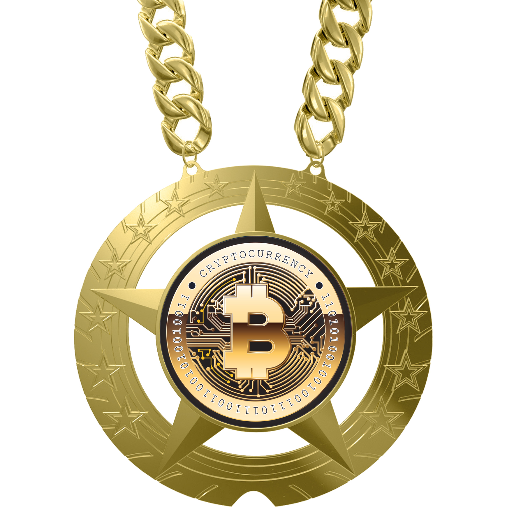 Cryptocurrency 8 inch Champion Chain