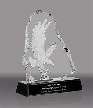 Flying Eagle in Iceberg Crystal Relief Award