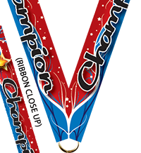 7/8 x 30 in. Champion Ultra Wave Neck Ribbon