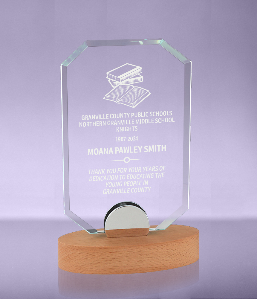 Westin Series Crystal Award - 9.375 inch