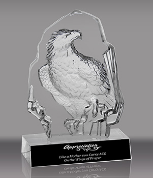Eagle Sculpted Glass Award