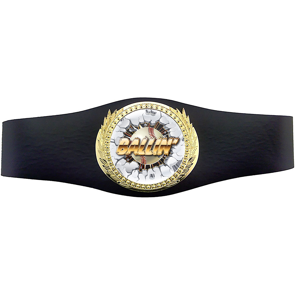 40 inch Baseball Champion Award Belt - Ballin'