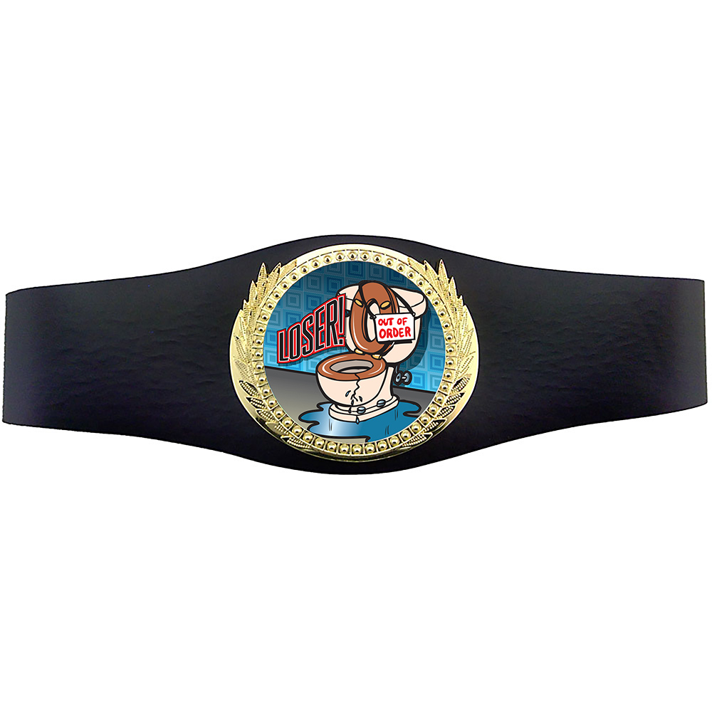 40 inch Loser Champion Award Belt - Toilet