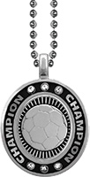 Soccer Silver Champion Charm