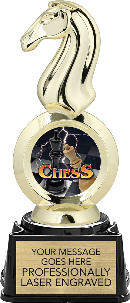 Chess All-Star Insert Trophy - 8.25 inch
